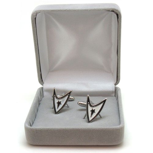 Stainless Steel 'Beam me up Scotty' Cufflinks
